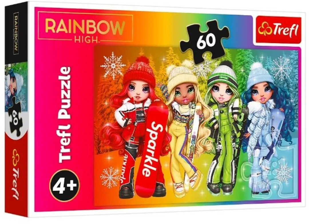 Trefl Rainbow High Puzzel Radosne Lalki - 60 Stukken - Wielkleurig