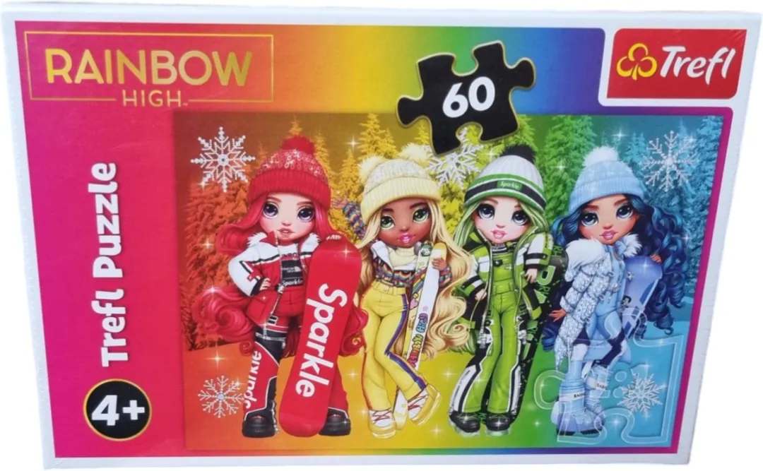 Trefl Rainbow High Puzzel Radosne Lalki - 60 Stukken - Wielkleurig