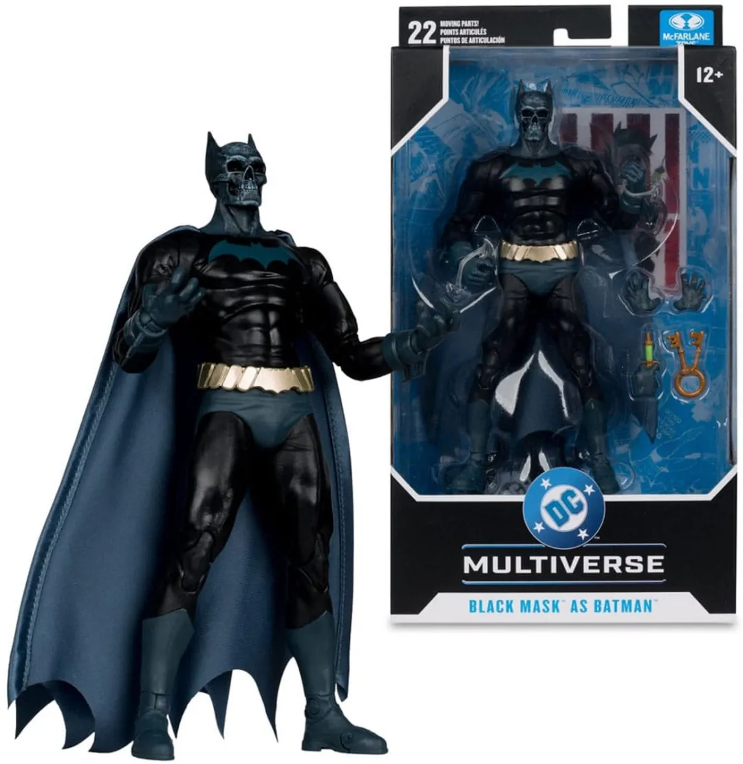 McFarlane Toys DC Multiverse Black Mask Batman Action Figure 18cm - MCF17432 - afbeelding 6 van 6