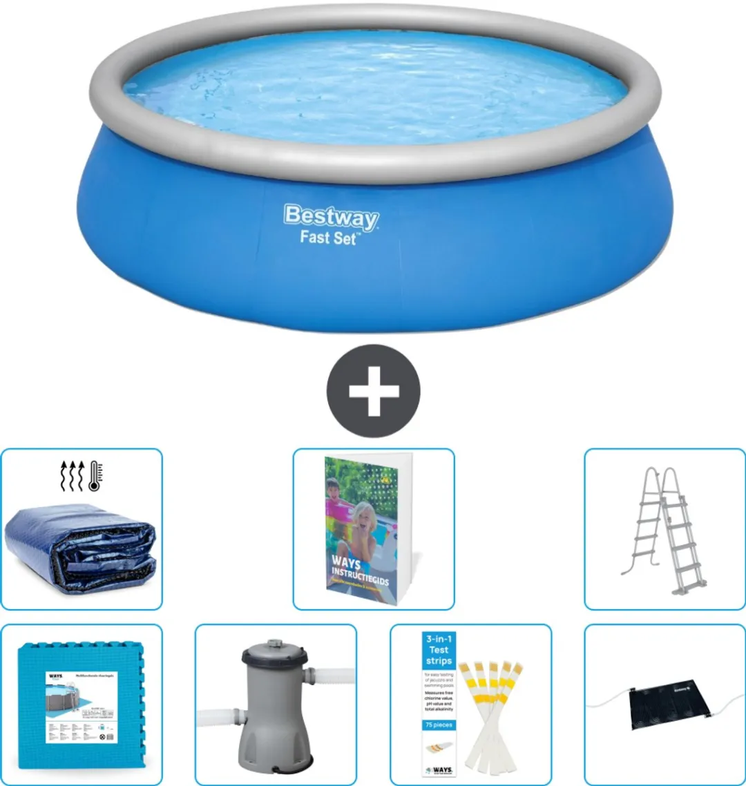 Bestway Fast Set Zwembad 457x122cm