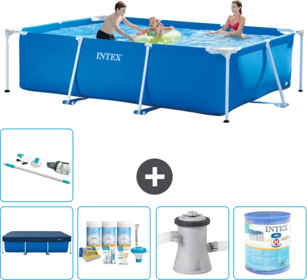 Intex Rechthoekig Frame Zwembad 300x200x75cm