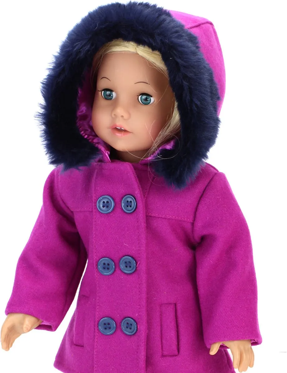 Sophia's by Teamson Kids Poppenkledingset DRPCF-FS2-UPC - Roze/Magenta