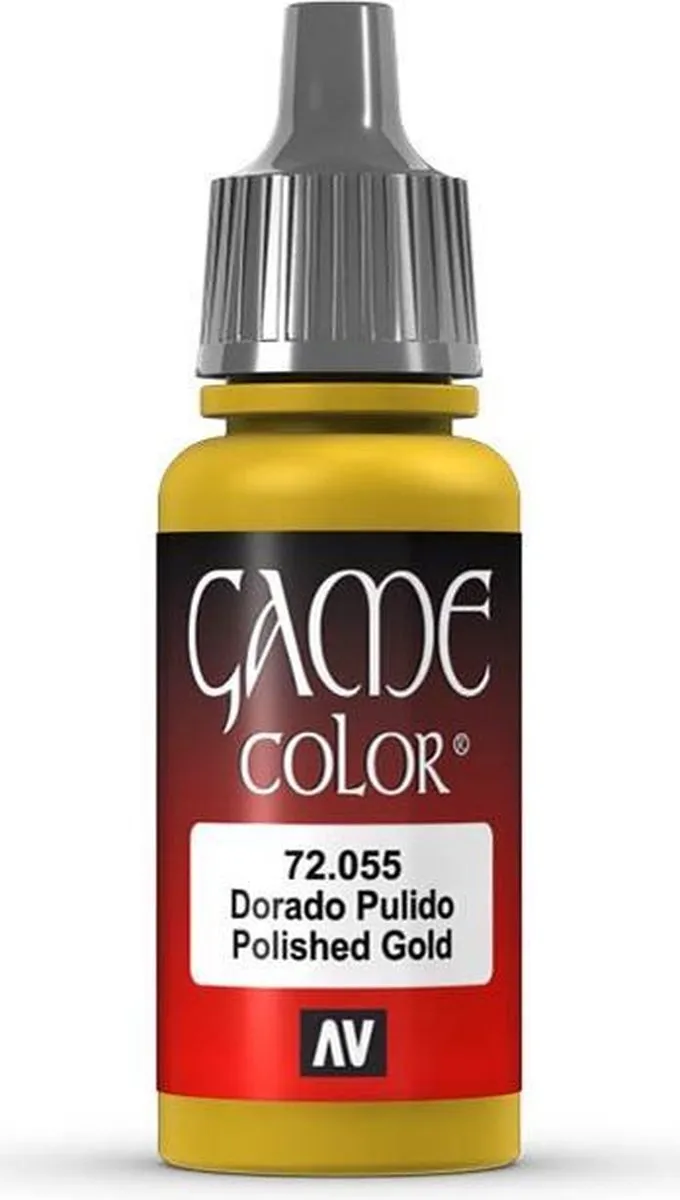 Vallejo Game Color Polished Gold Acrylverf 18ml