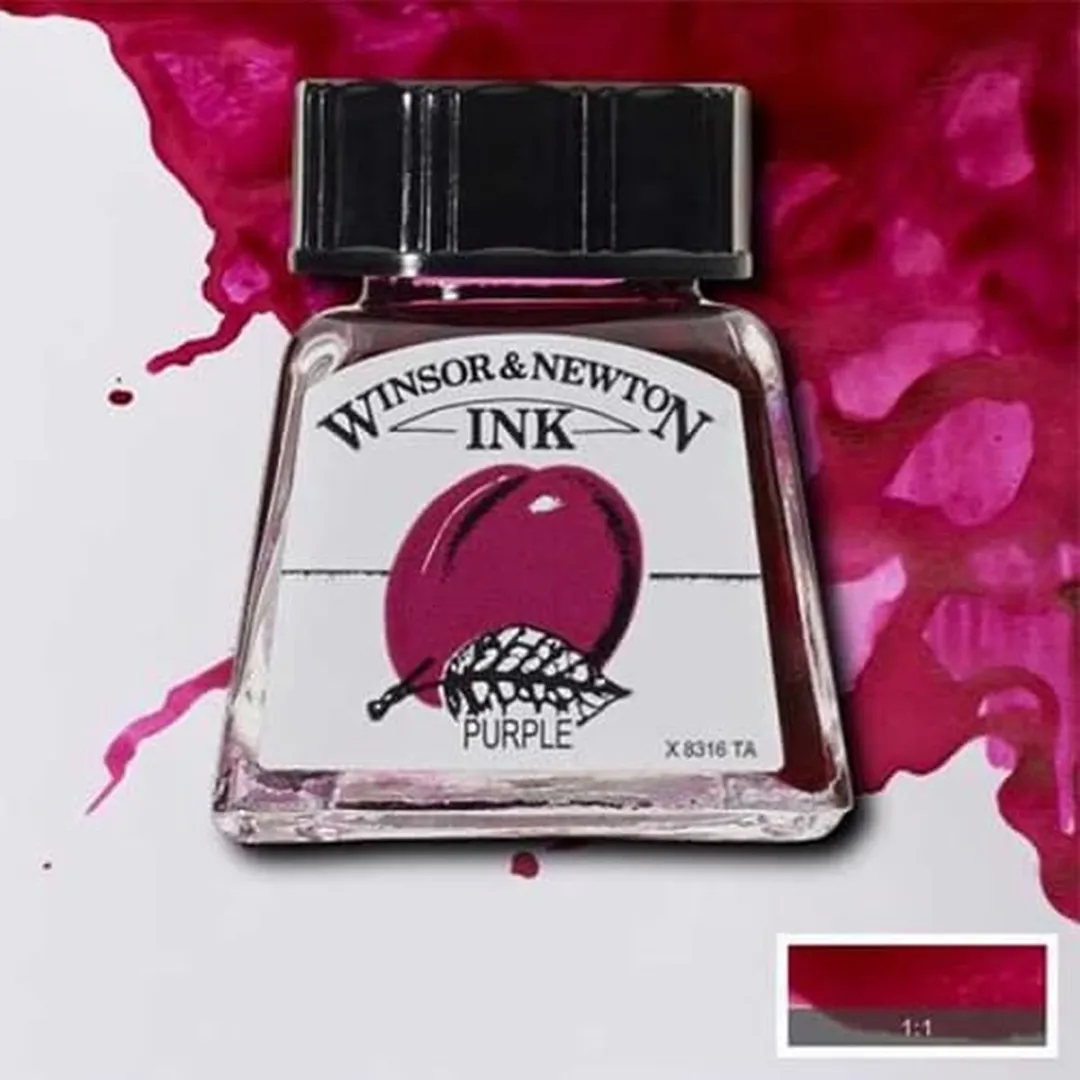 Winsor & Newton Drawing Ink Purple 14ml