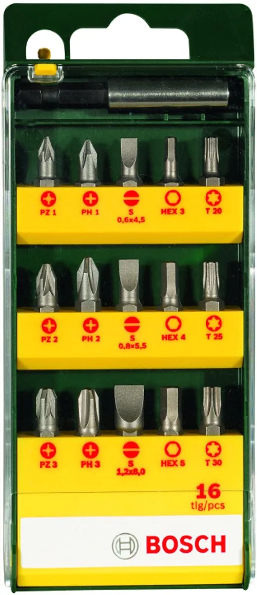 Bosch 15-delig Bitset Metaal - 25mm - afbeelding 6 van 6