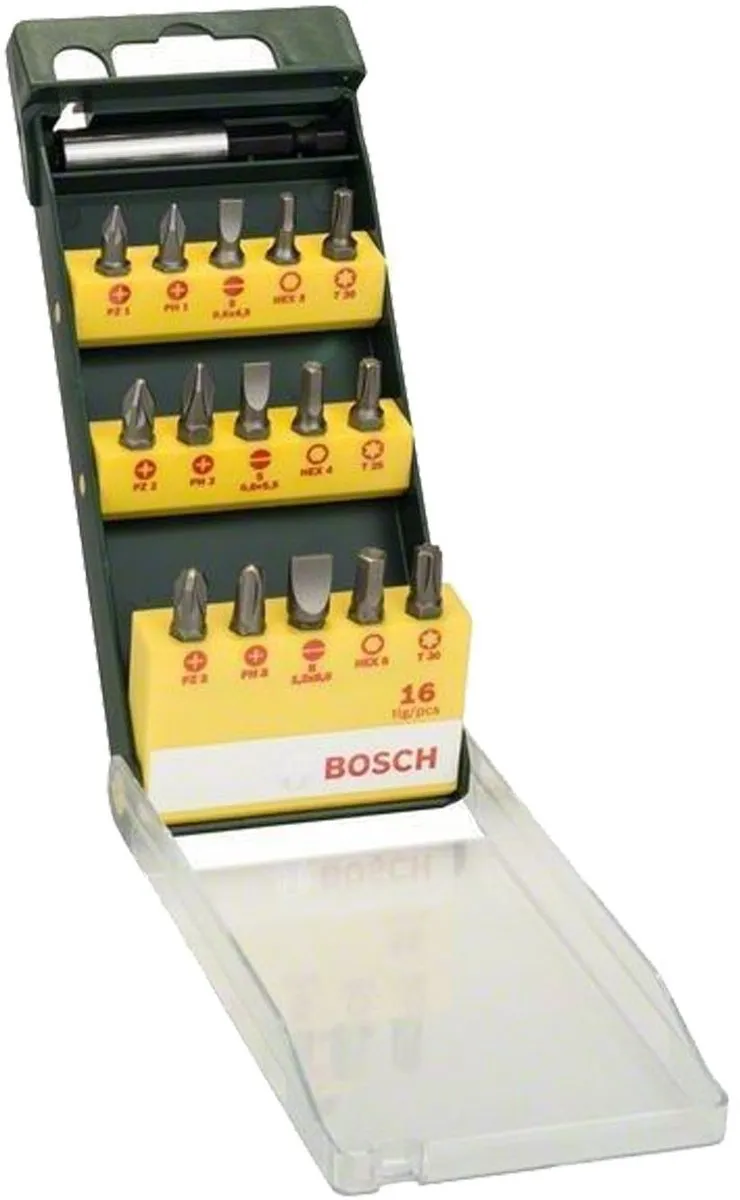 Bosch 15-delig Bitset Metaal - 25mm