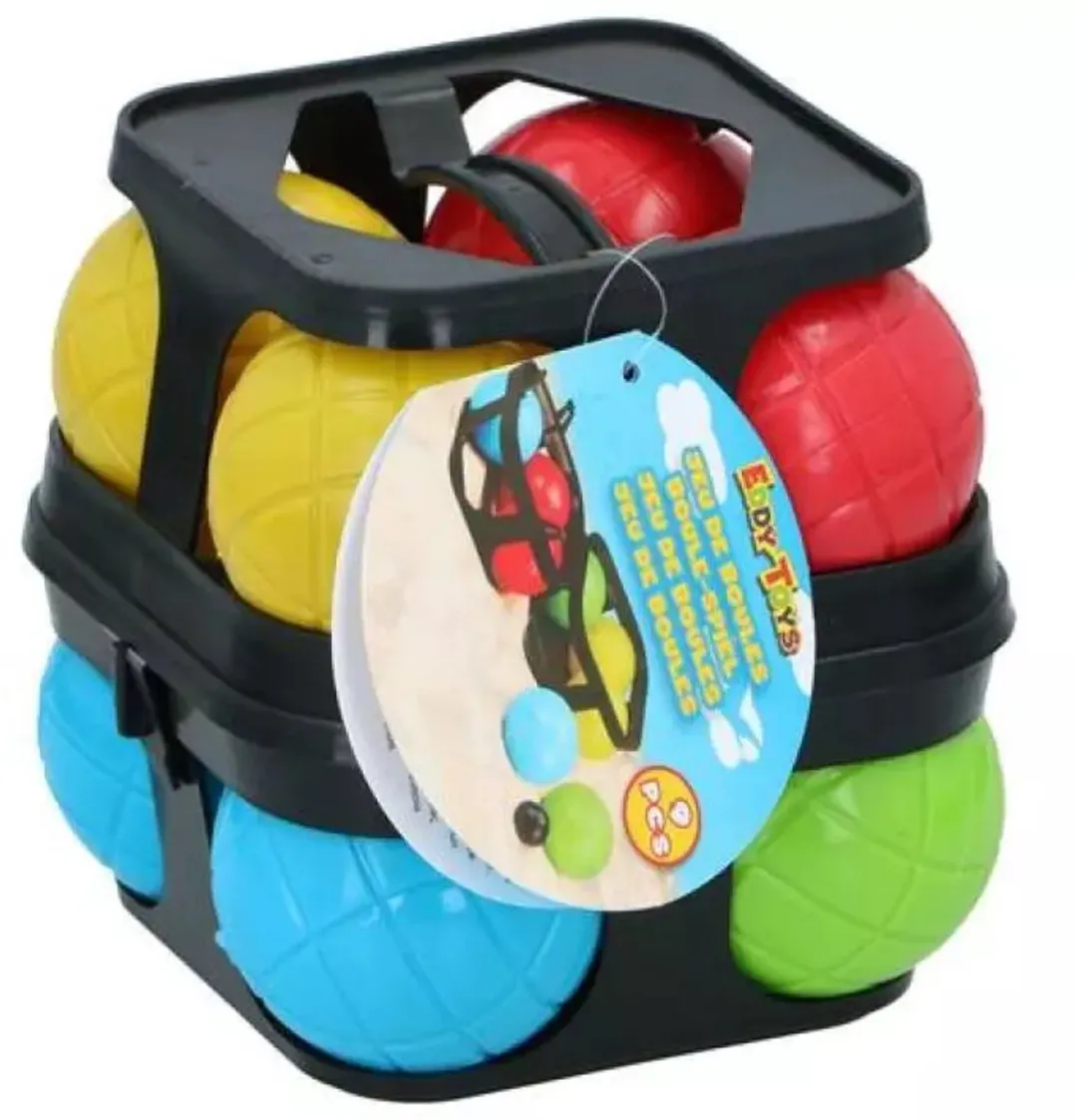 Eddy Toys Jeu de Boules 9 Stuks