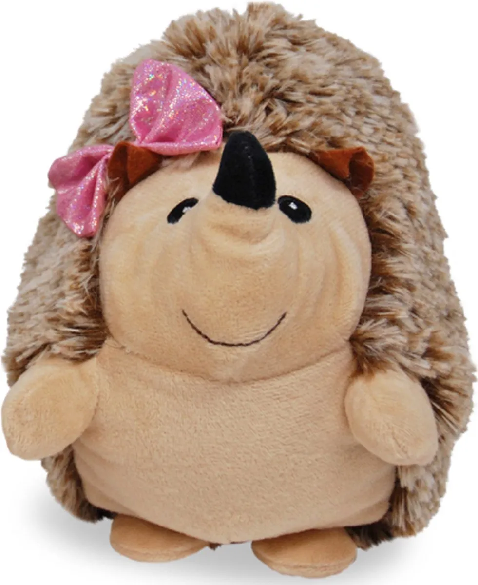 Topknuffels Egel met Roze Strik Pluche Knuffel 24cm