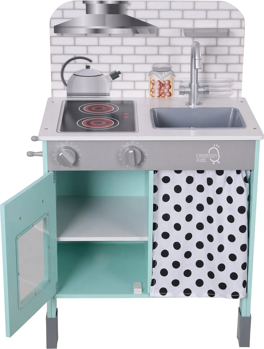 Teamson Kids Modern Houten Speelkeuken Mintgroen