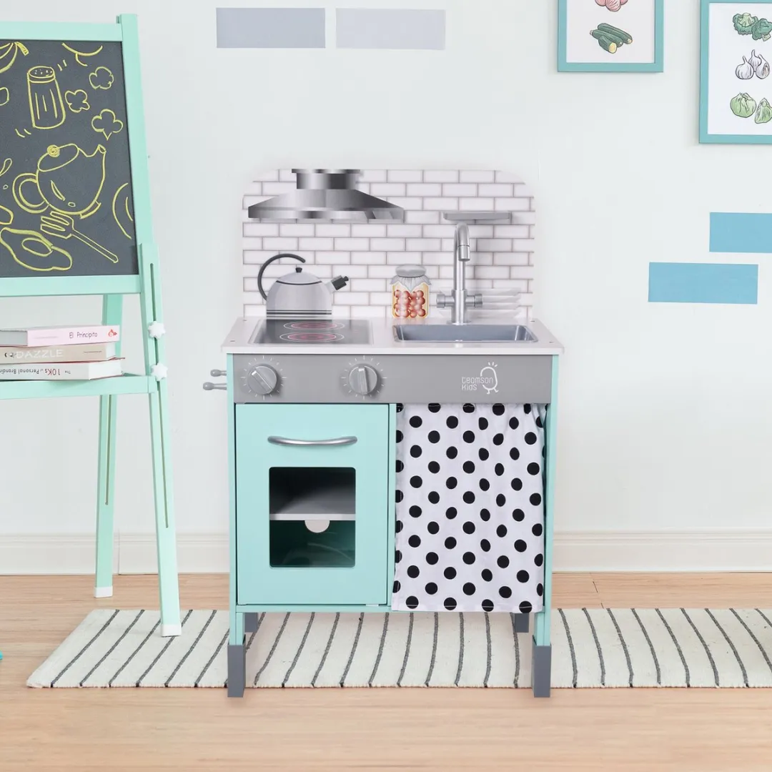 Teamson Kids Modern Houten Speelkeuken Mintgroen