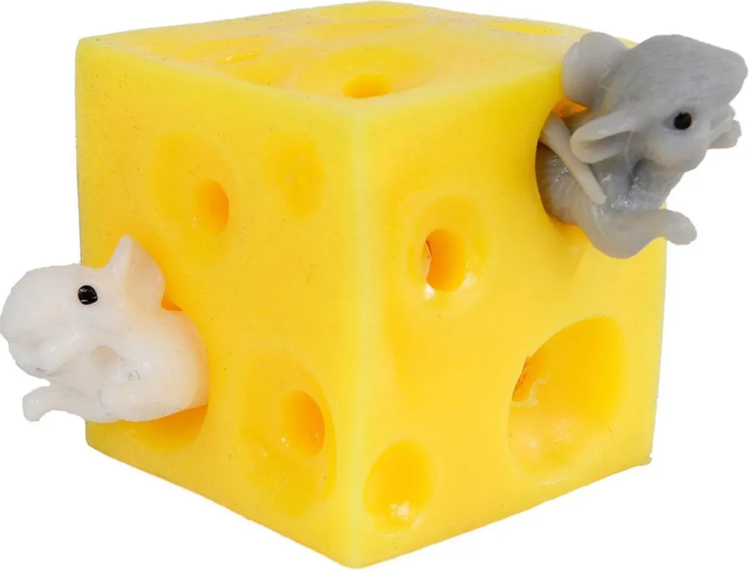 Toys Amsterdam Knijpkaas Junior 5cm Geel