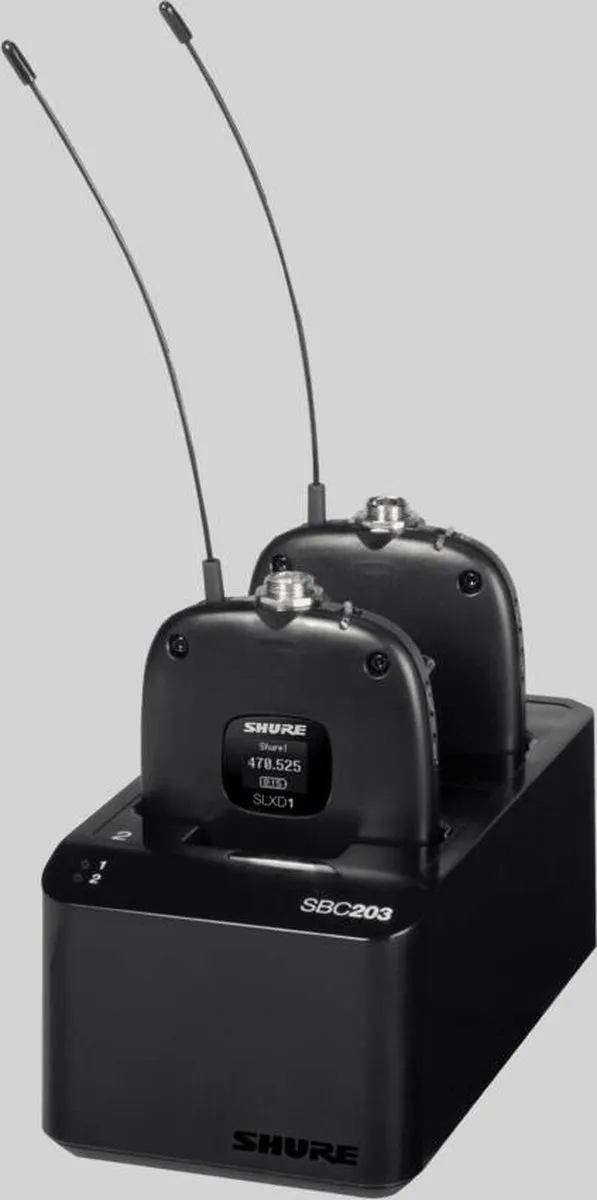Shure SBC203-E Accessoire voor draadloze systemen - 2x batterijen - afbeelding 6 van 6