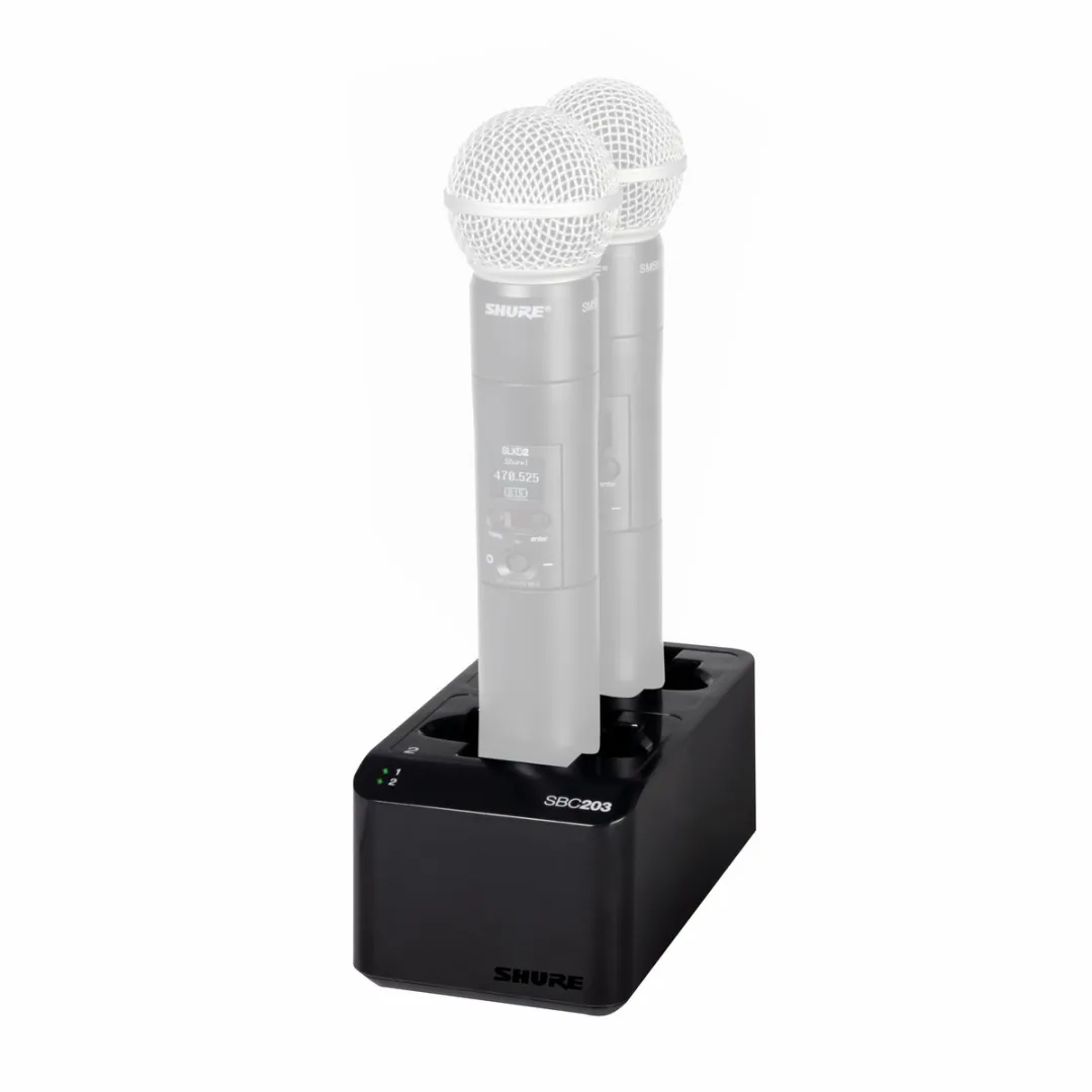 Shure SBC203-E Accessoire voor draadloze systemen - 2x batterijen