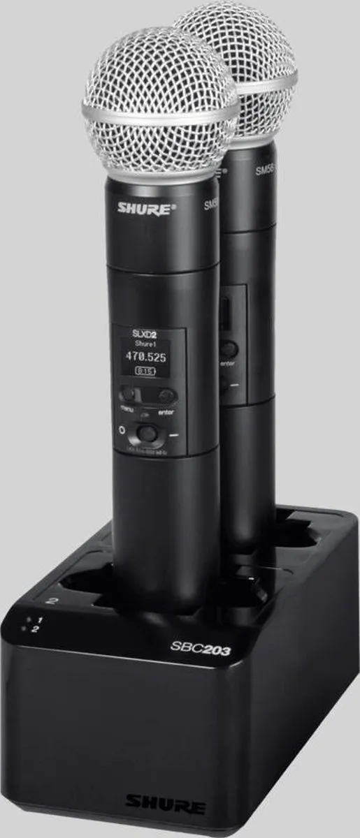Shure SBC203-E Accessoire voor draadloze systemen - 2x batterijen