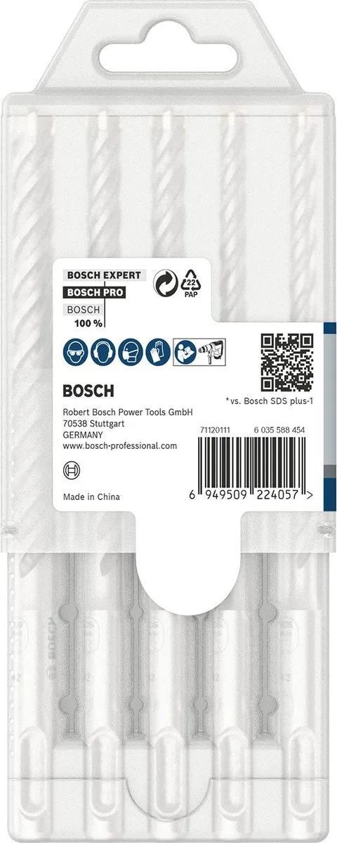 Bosch SDS-Plus-5 Hamerboren Set 5-delig - 5,0/6,0/8,0/10,0mm