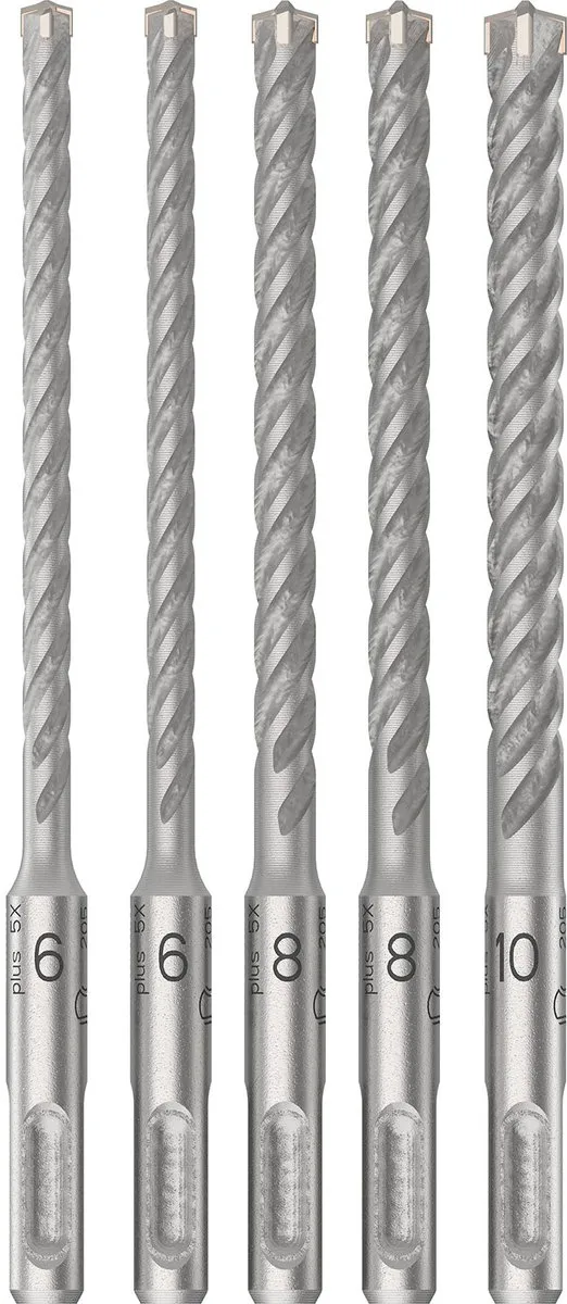 Bosch SDS-Plus-5 Hamerboren Set 5-delig