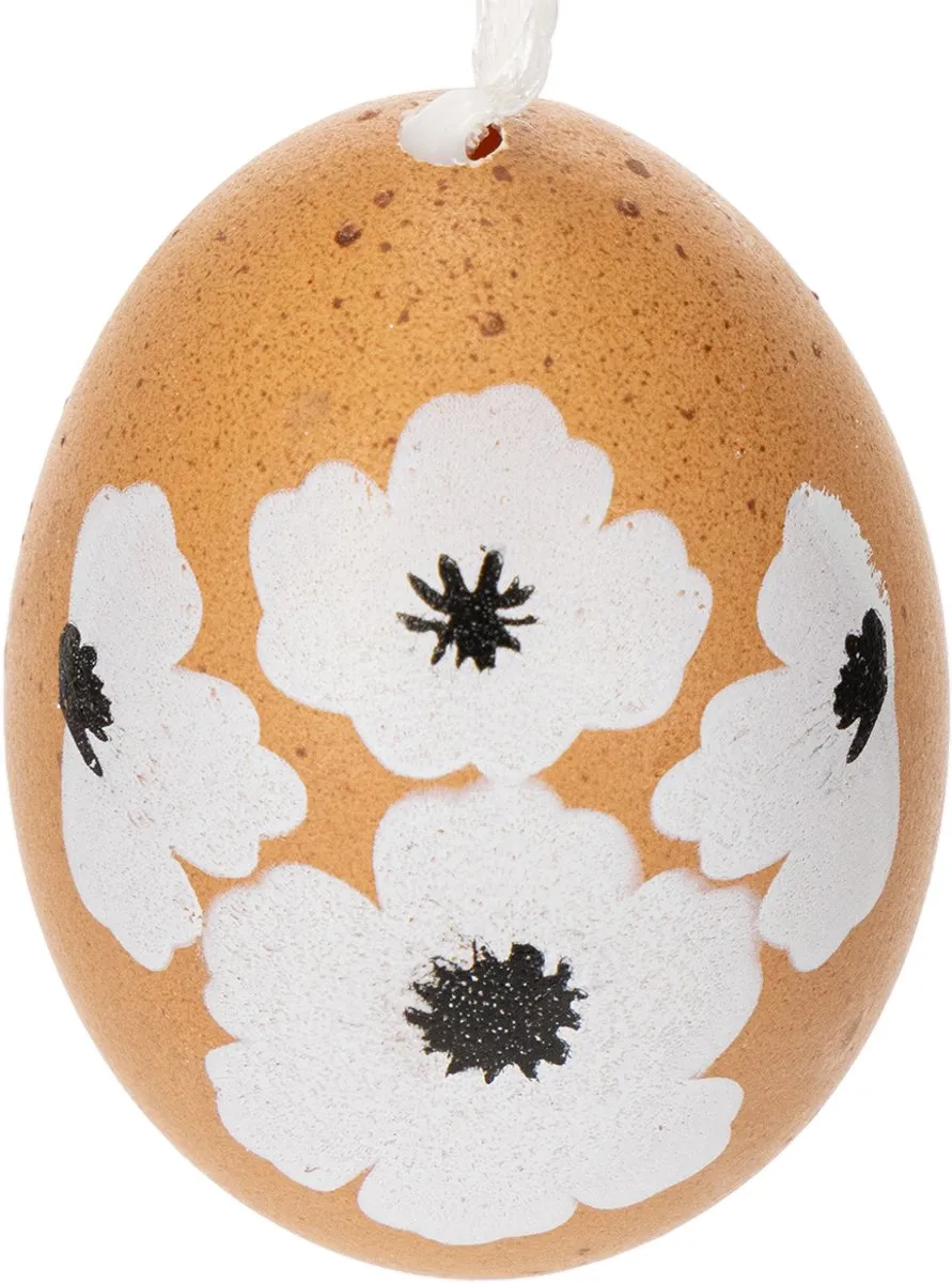 Hangende paasei-decoratie, lente, Pasen, echte kippeneieren, natuurlij