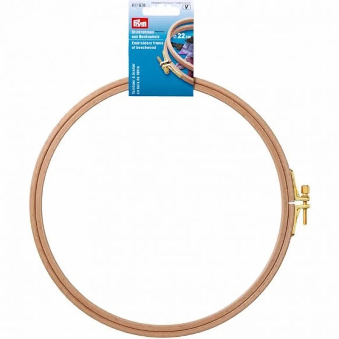 Prym Borduurring Hout 13cm