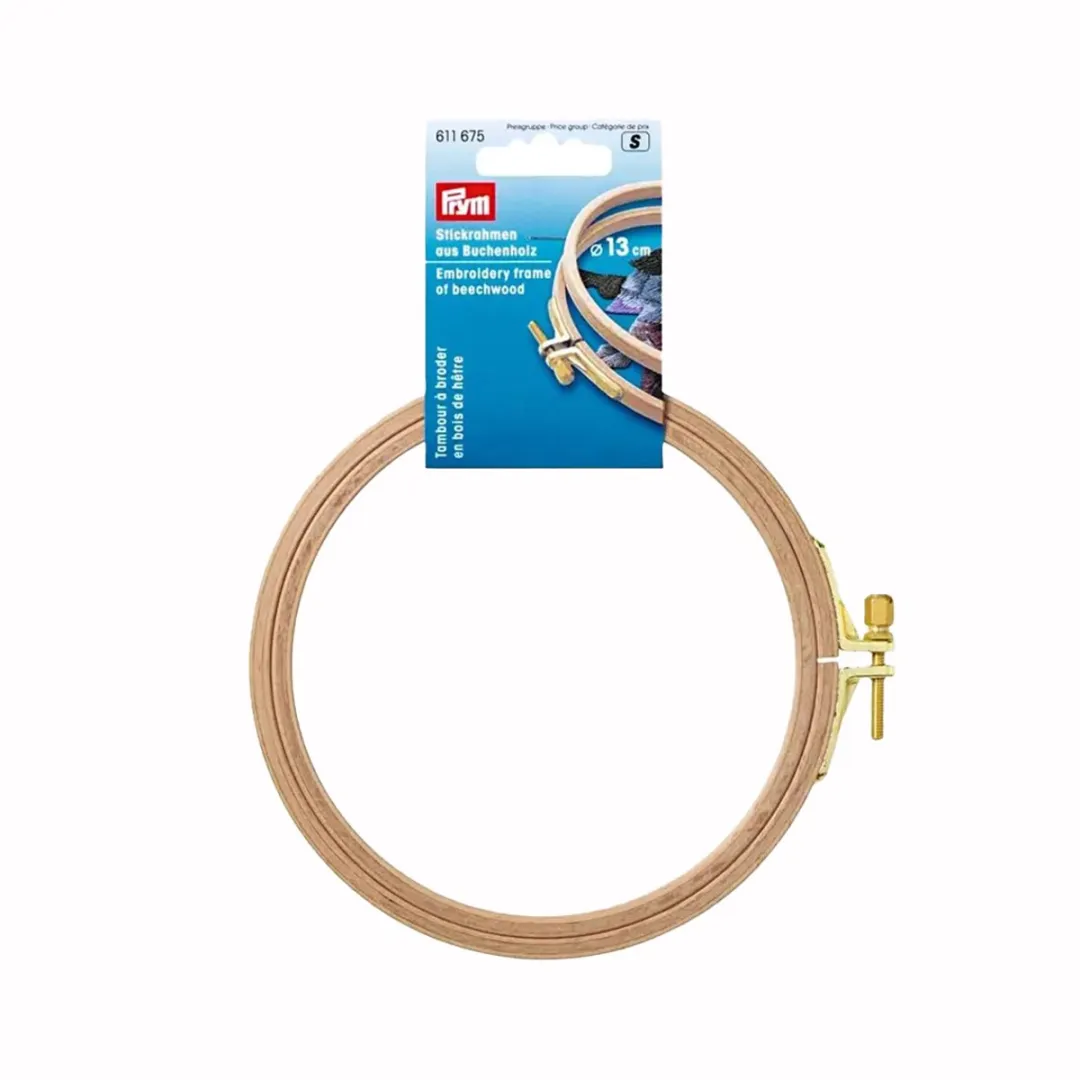 Prym Borduurring Hout 13cm