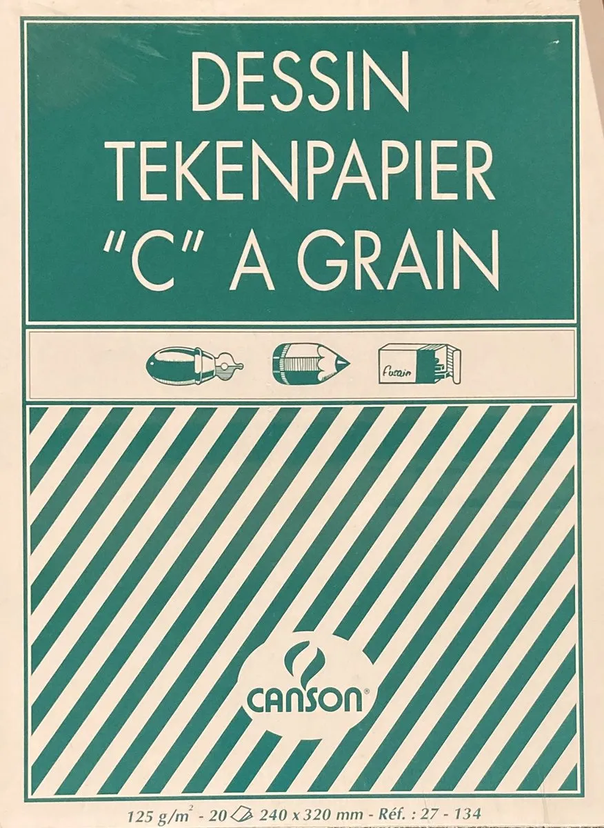 Canson Tekenpapier C Licht Gekorreld 125g