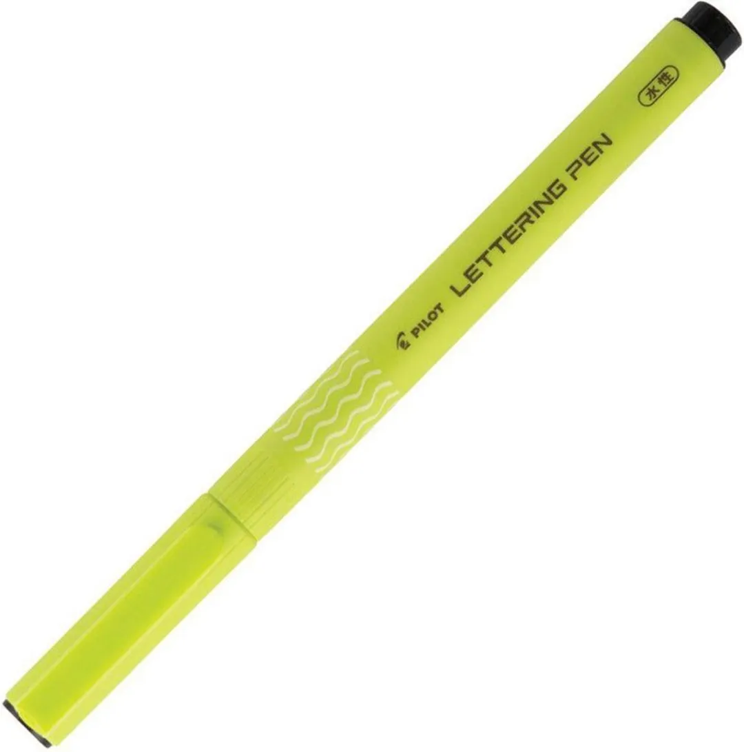 Pilot Zwarte Lettering Kalligrafiepen 3.0mm Large - Zwart
