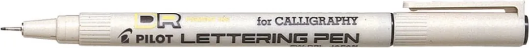 Pilot Zwarte Lettering Kalligrafiepen 3.0mm Large - Zwart