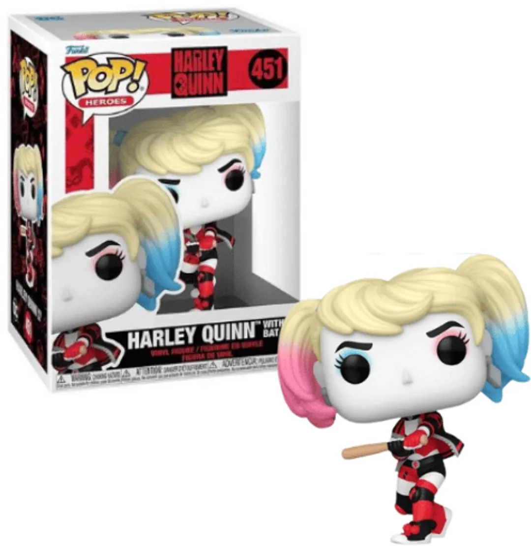 Funko Harley Quinn met Bat vinyl figuur 65614 - afbeelding 6 van 6