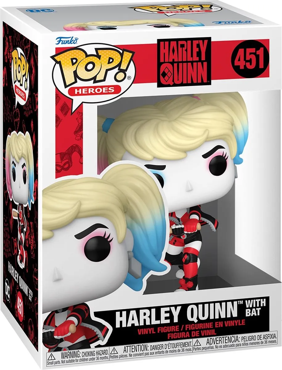 Funko Harley Quinn met Bat vinyl figuur 65614