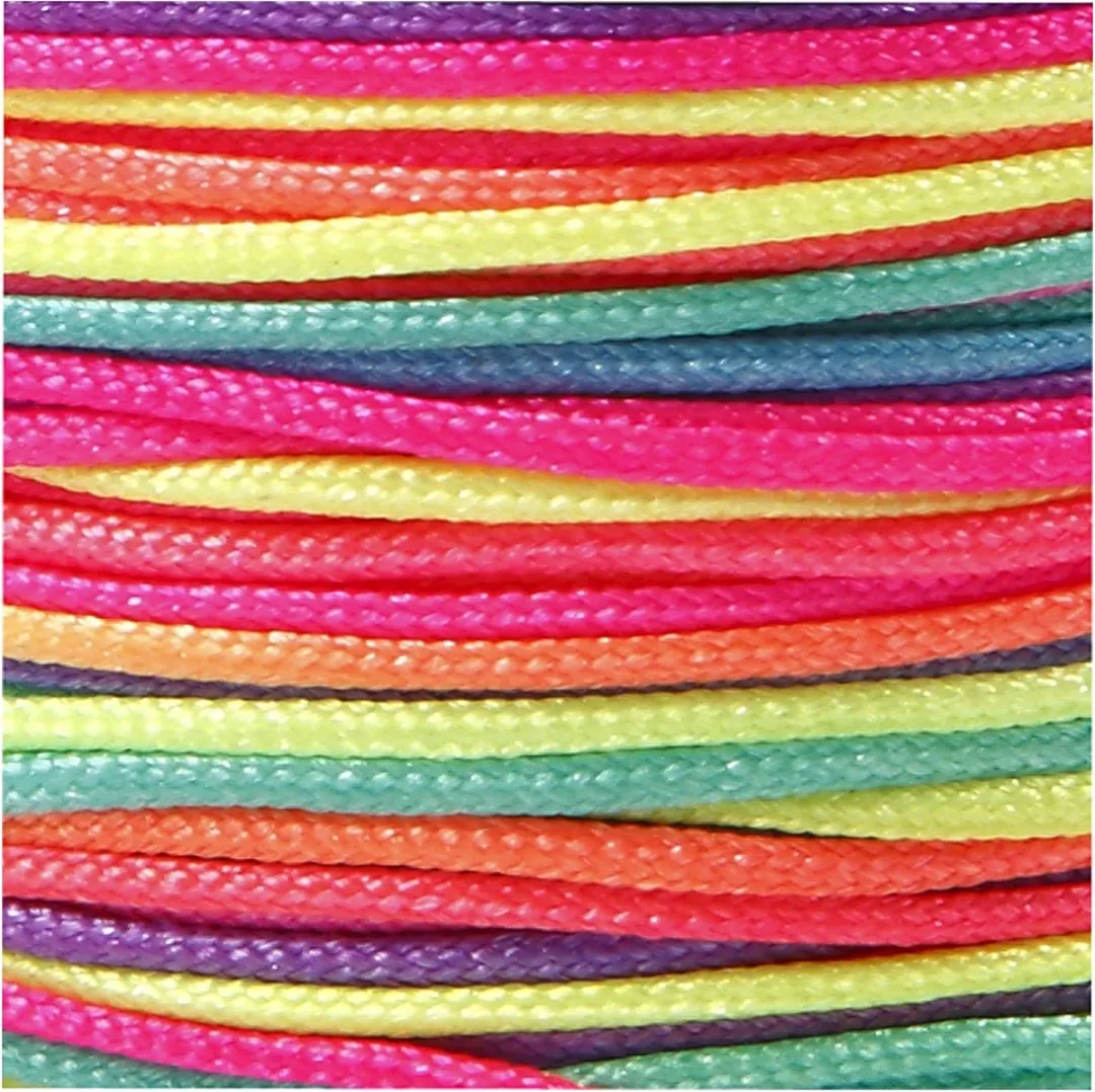 Creativ Company Macramé Koord 1mm - 28m Multicolor
