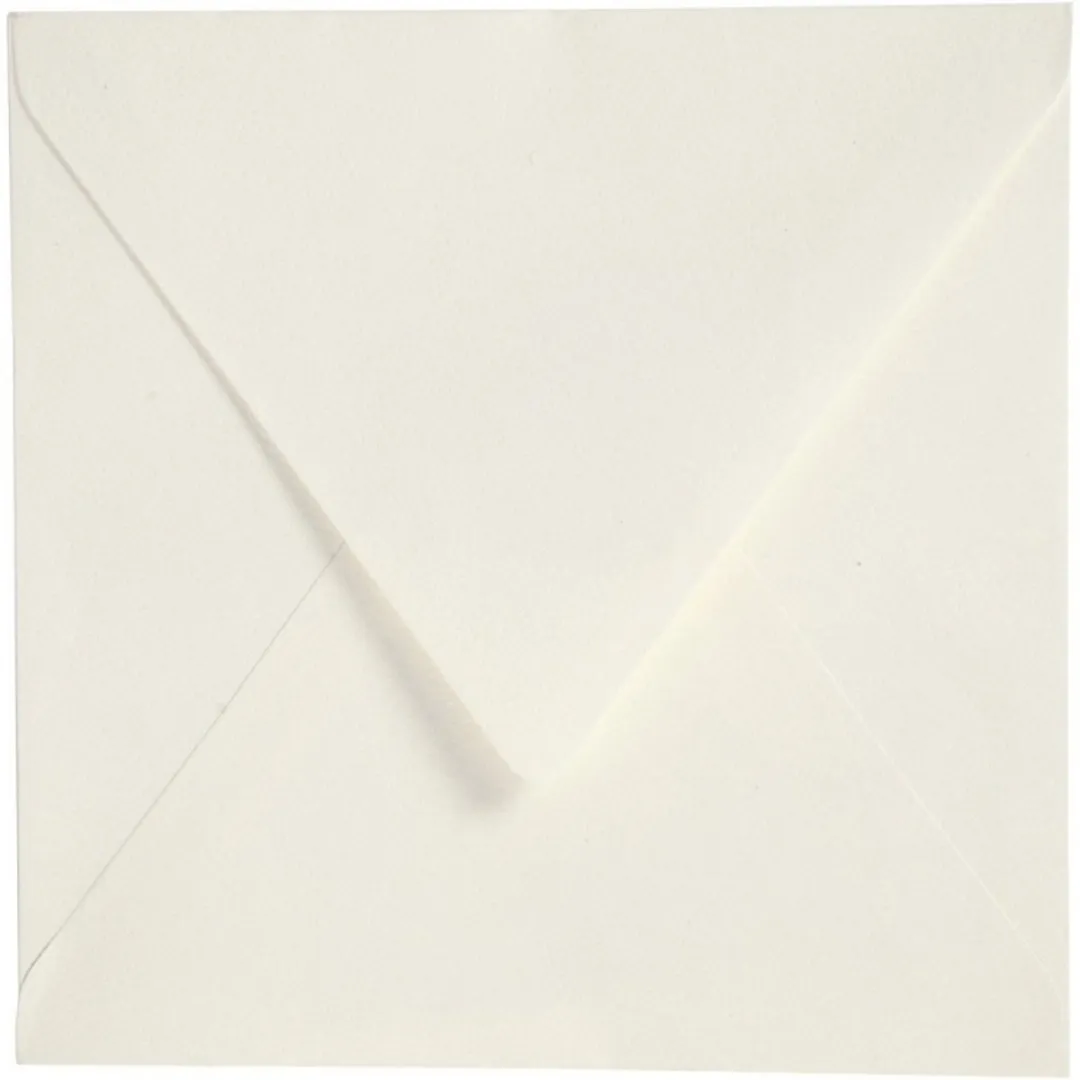 Creativ Company Enveloppen 16x16cm Off-White - 50 Stuks