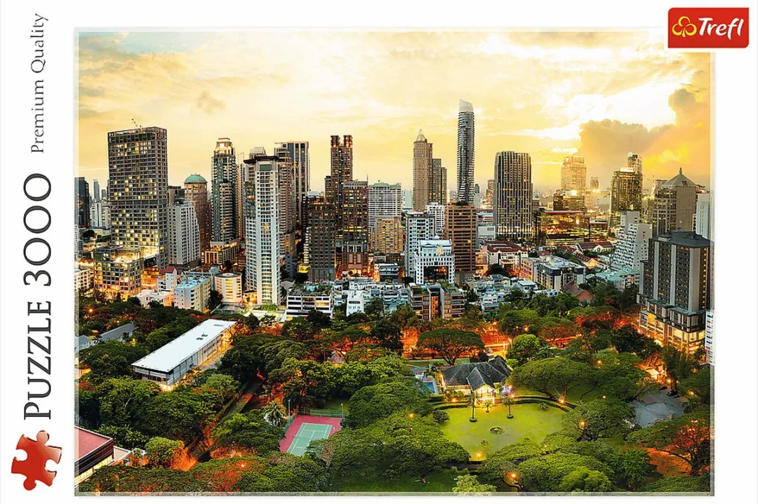 Trefl 3000 Sunset in Bangkok - 1000 Stuks - Multicolor