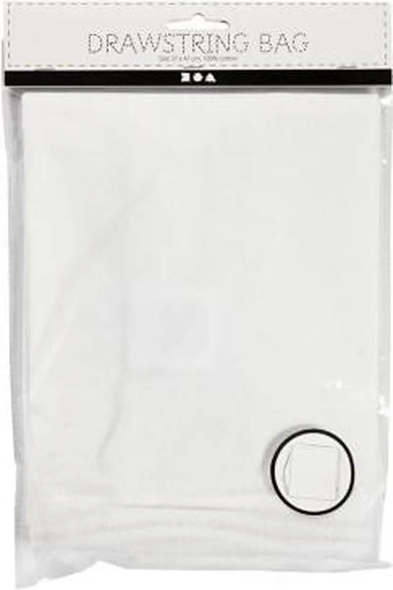 Creativ Company Katoenen Rugzak 37x41cm - Wit