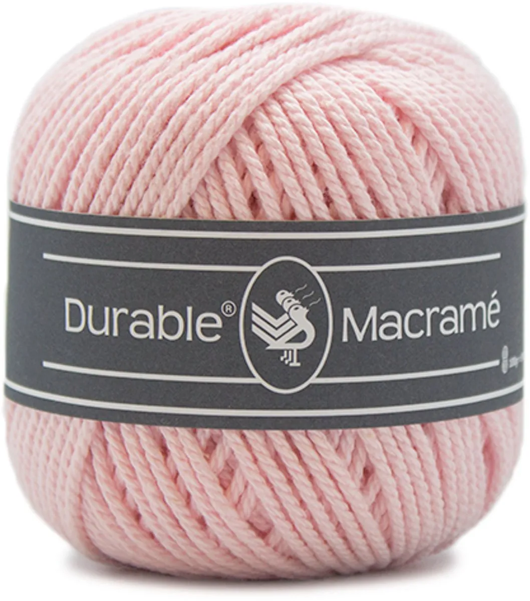 Durable Macramé Katoen Garen 203 Light Pink