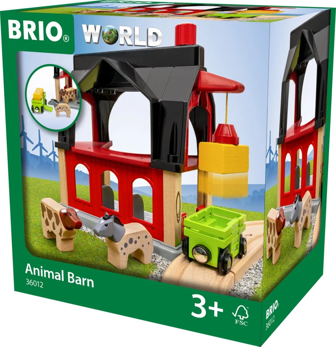 BRIO World 36012 Stal - Accessoire Treinset - Multicolor