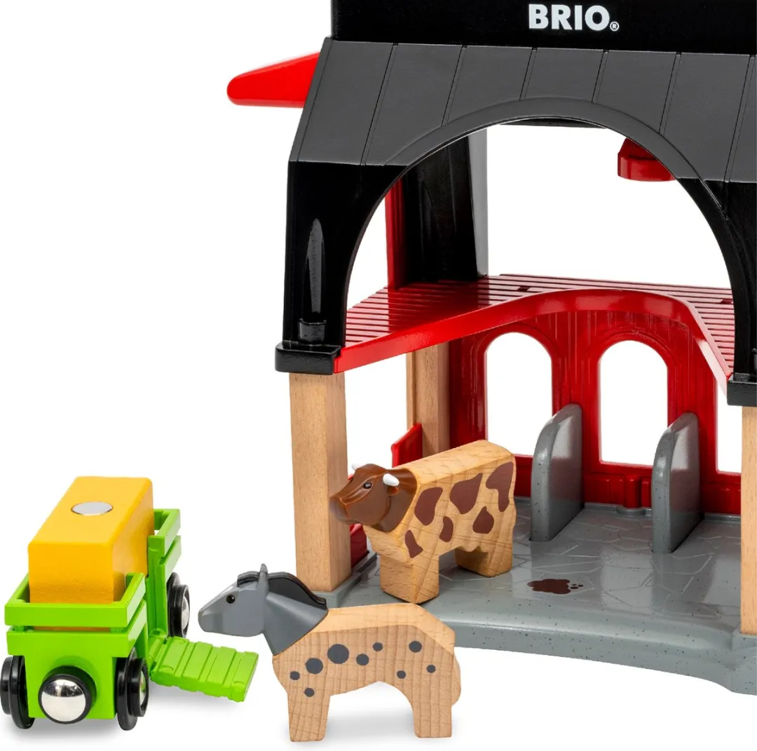 BRIO World 36012 Stal - Accessoire Treinset - Multicolor