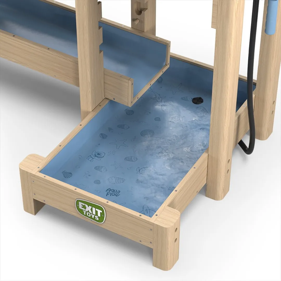 EXIT AquaFlow Waterbaan 200 - 4 Delen - Naturel/Blauw
