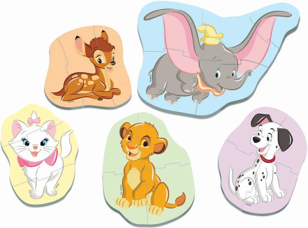 Educa Disney Babypuzzel - 5 Stuks Multicolor
