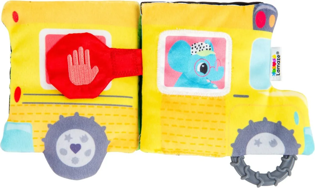 Lamaze Accordeon Bus Babyboekje - Multikleur