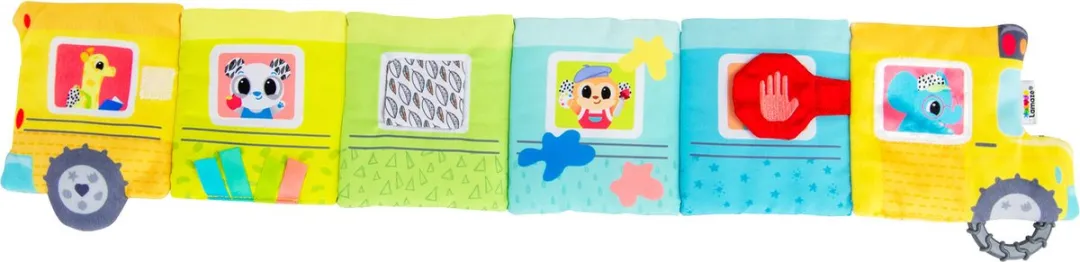Lamaze Accordeon Bus Babyboekje - Multikleur