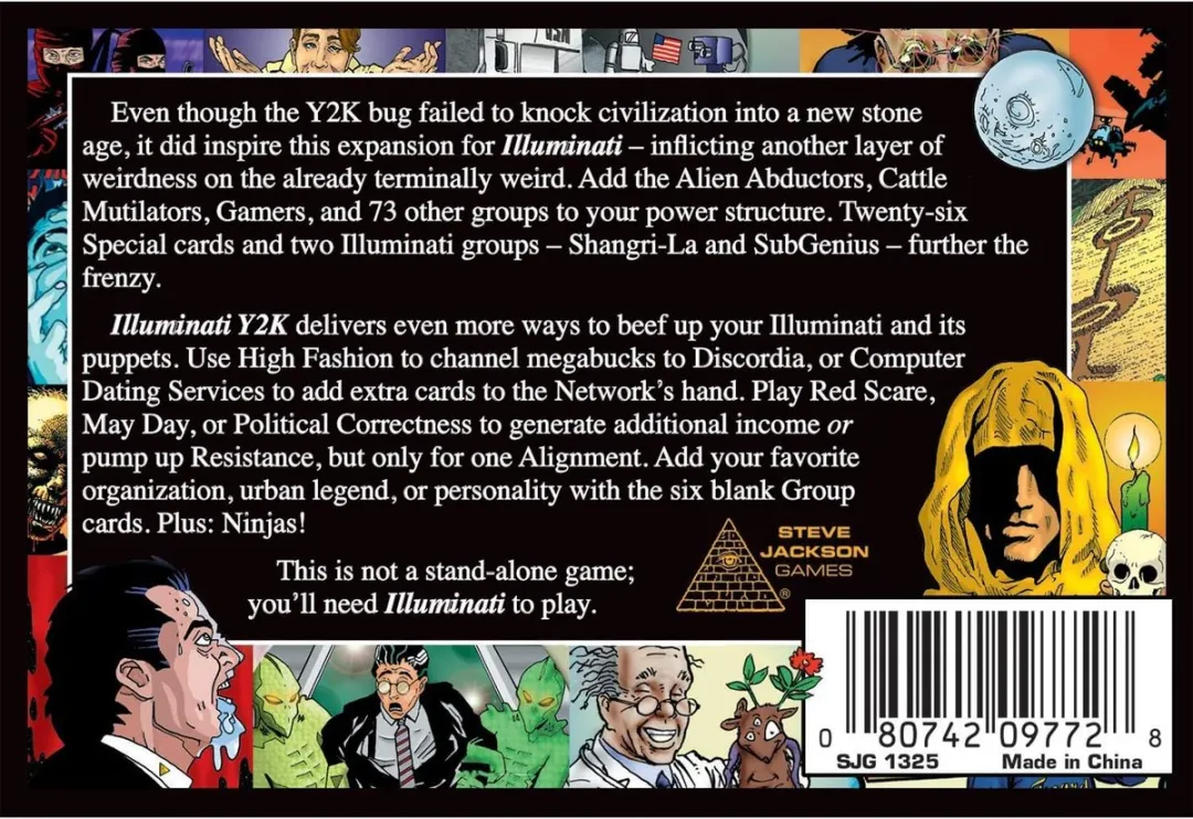 Steve Jackson Games Illuminati Y2K Uitbreiding