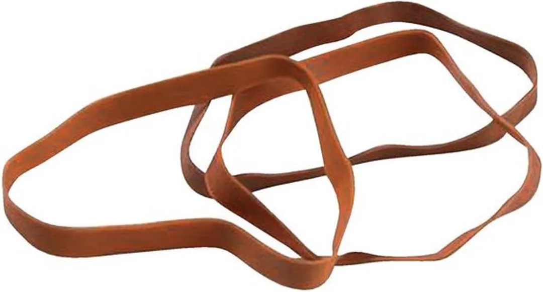 Quantore Elastiek 77 120x7mm - 500g Bruin