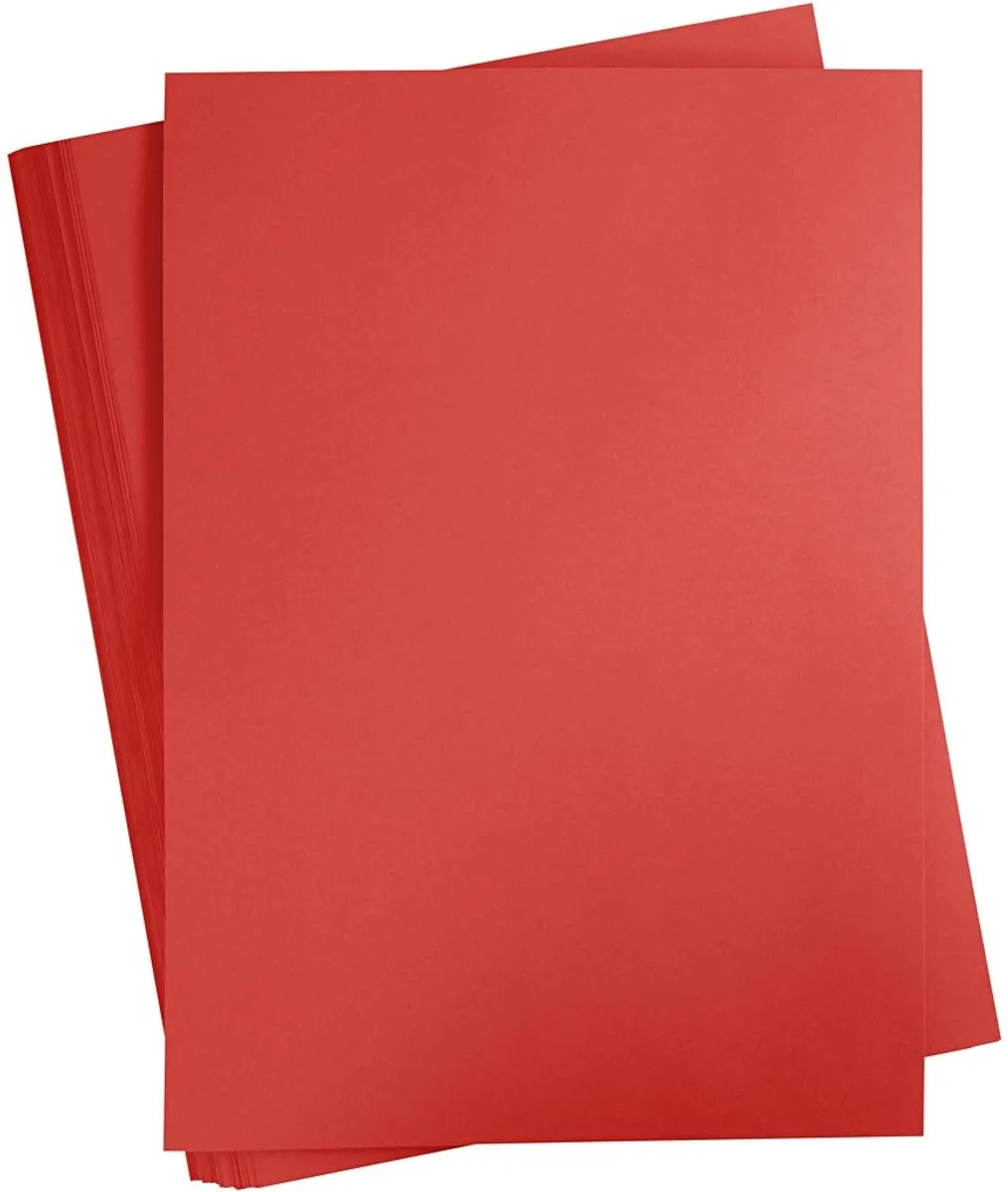 Creativ Company Karton Rood 420x594mm 180gr