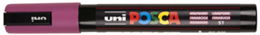 Posca PC-5M Medium Tip Verfstiften - Framboos paars - 6 Stuks