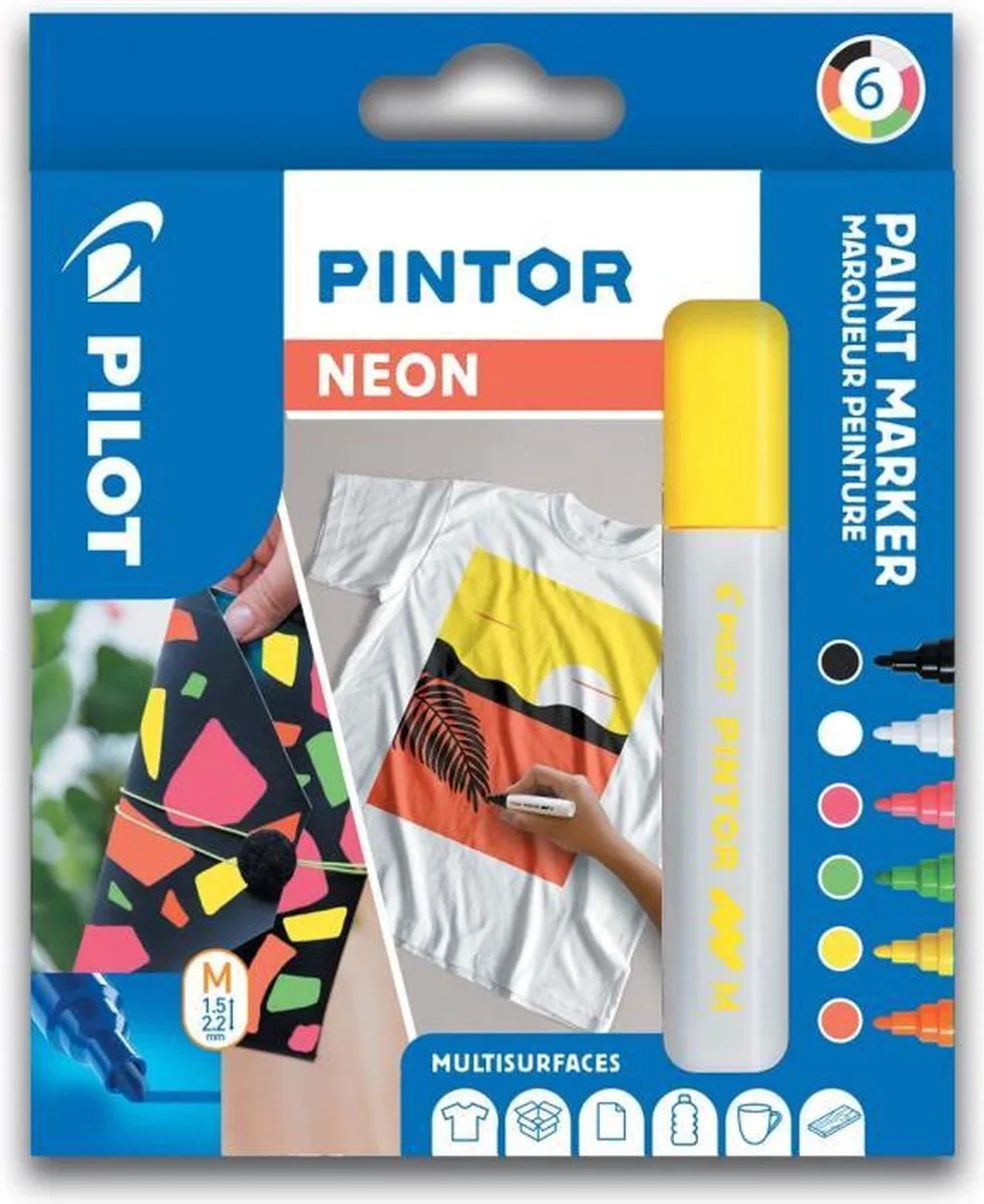 Pilot Pintor Neon Verfstiften
