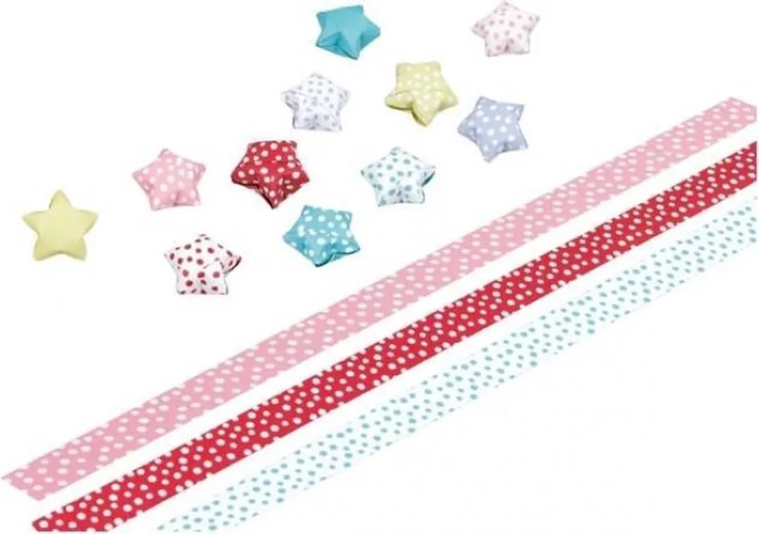 Goki Origami Sterren 100 Strips - Multicolor