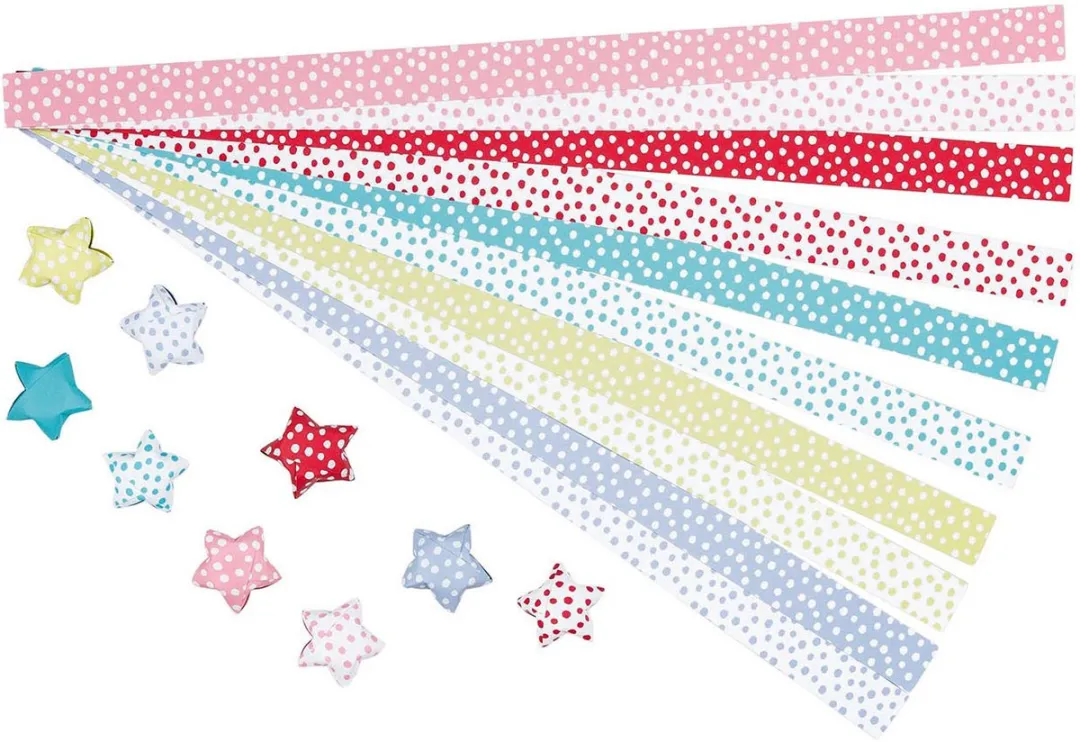 Goki Origami Sterren 100 Strips - Multicolor