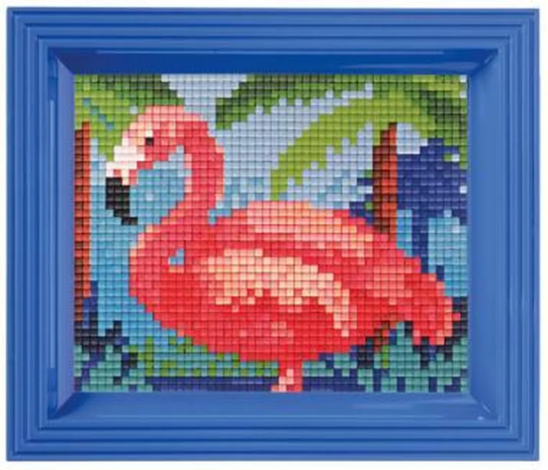 Pixelhobby Geschenkverpakking Flamingo - Multicolor