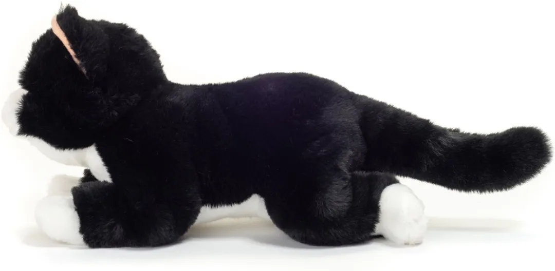 Teddy Hermann Knuffeldier Kat/Poes - Zwart - 30 cm
