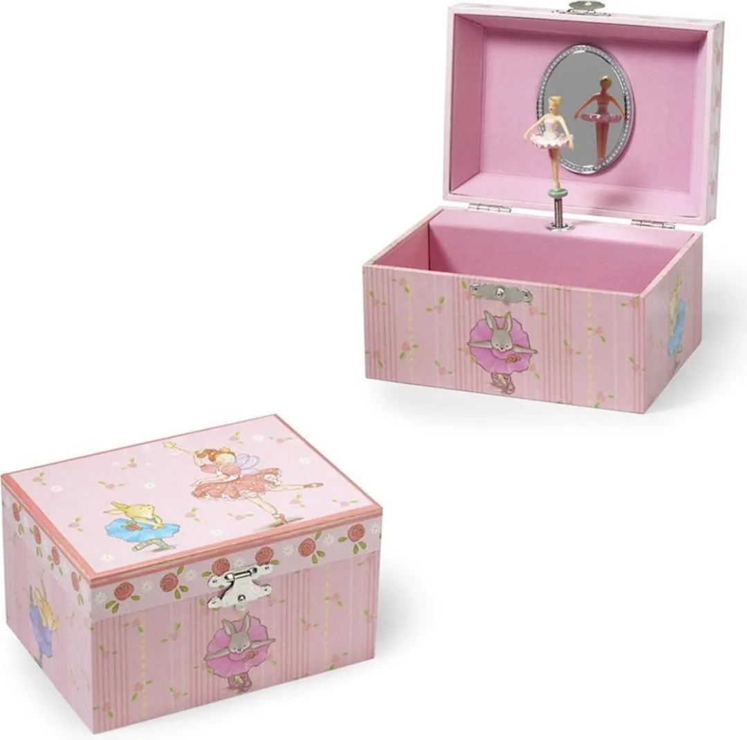 Simply for Kids Muziekdoosje Konijntje & Danseres Roze