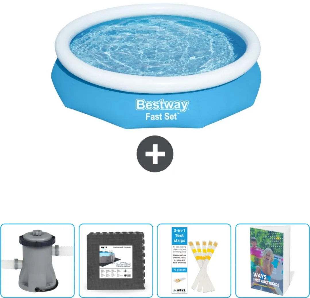 Bestway Fast Set Rond Zwembad 305x66cm